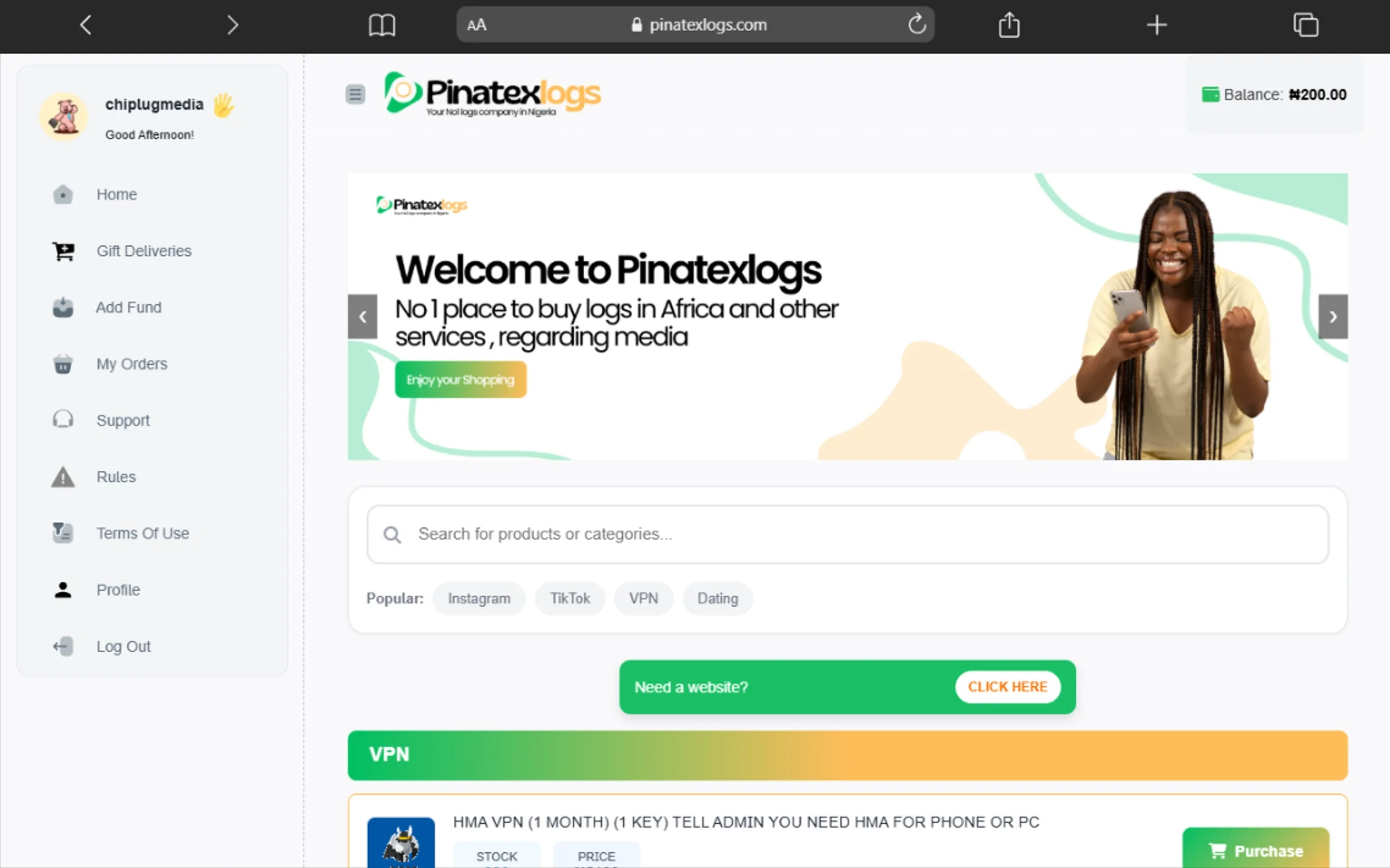 Pinatexlogs